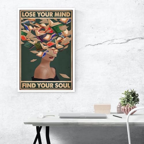 Vintage Lose Your Mind Find Your Soul Posters Room Aesthetics Dark Green - Image 5