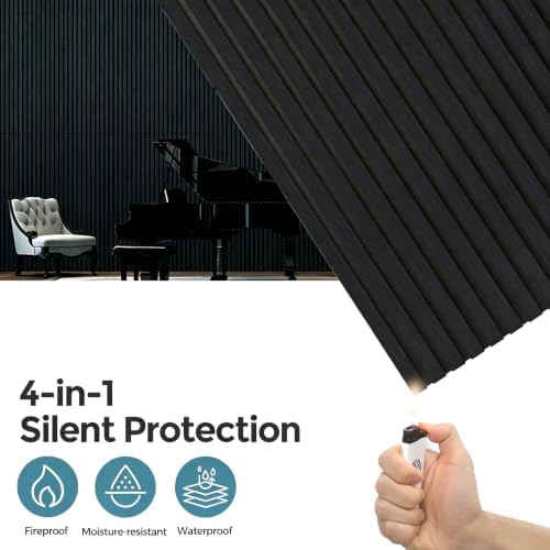 AKUMAX Extra-Thick 0.7" Wood Slat Acoustic Wall Panels, 2 Pack 47.2" x 23.6" - Image 6