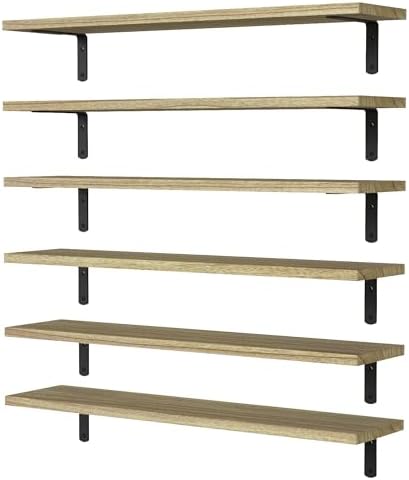 WOPITUES 24'' Long Floating Shelves by WOPITUESOfficial
