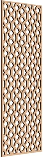 Resort Decorative Pierced Fretwork Wood Wall Panels, 17 3/8"W x 44 3/8"H x 3/8"T by EkenaMillwork