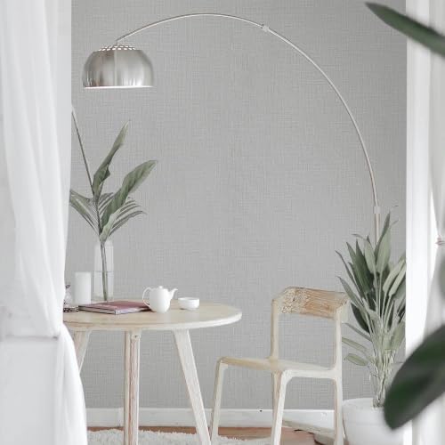 Yun-aeon Beige Grasscloth Peel and Stick Wallpaper Texture Contact Paper - Image 7