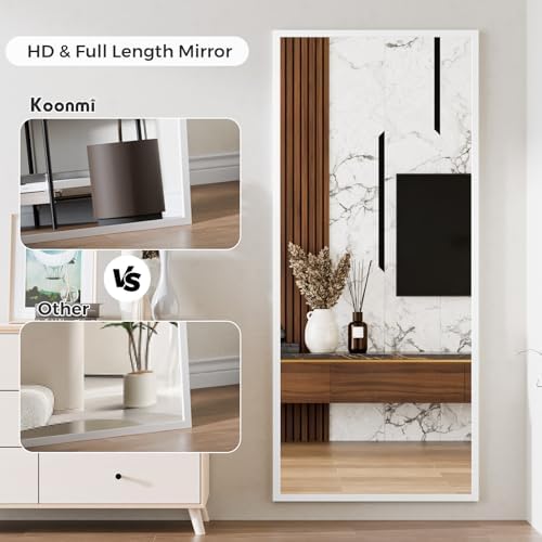 Koonmi 71"x30" Floor Mirror Full Length, Large Sliver Mirror - Image 3
