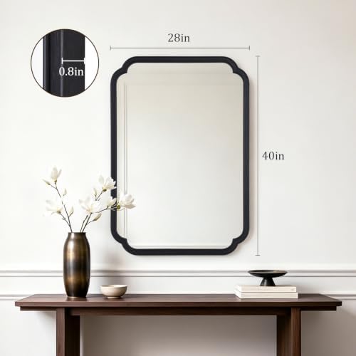 HOMECOOKIN Wood Bathroom Mirror - Image 2