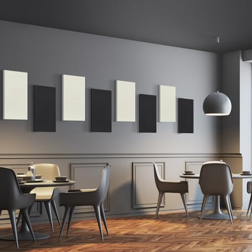 4 Pack Acoustic Fiberglass Panels 23.6" x 11.8" Sound Absorbing Panel - Image 4