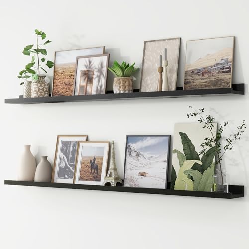Picture Ledge Shelf, Long Floating Shelves by FLYJOE