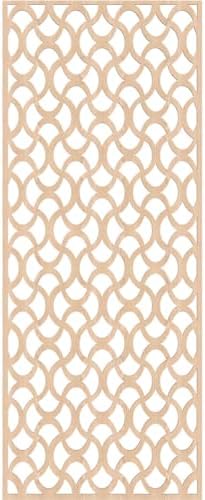 Resort Decorative Pierced Fretwork Wood Wall Panels, 25 3/8"W x 64 3/8"H x 1/4"T - Image 2