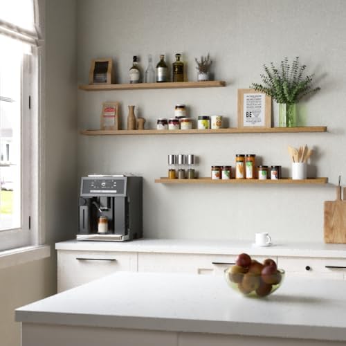 Boswillon Floating Shelves Set of 2, Long Wall Shelf - Image 5