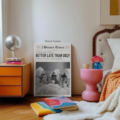 Vintage Black And White Newspaper Wall Art 12x16in Wooden Framed Trendy Better - Image 6