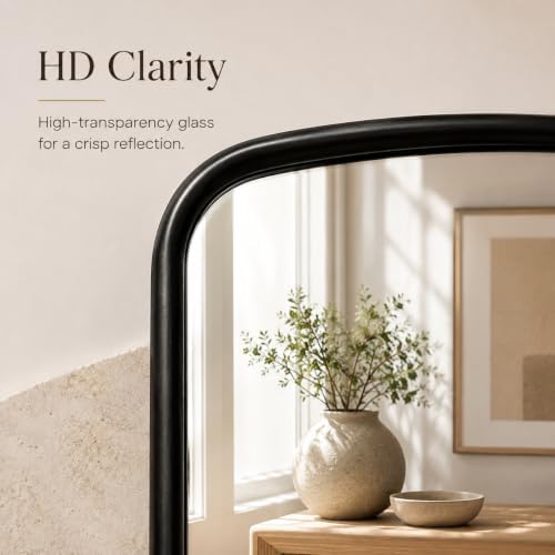 2 Pack Rounded Square Wall Mirror, Aesthetic Curved Edge Vanity Mirror - Image 3