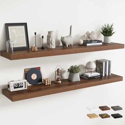 72 Inch Floating Shelves for Wall by Marsmiles
