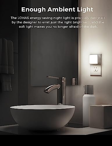 L LOHAS LED Night Light, Night Lights Plug into Wall, Dusk-to-Dawn Sensor - Image 4