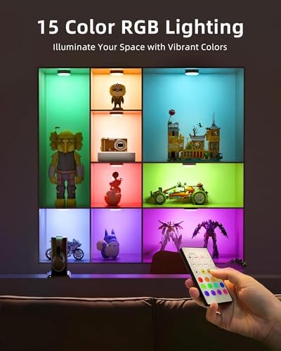 EZVALO RGB Under Cabinet Puck Lights - Image 5