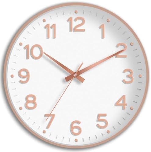Roymnie 12 Inch Wall Clock Battery Operated Silent Non Ticking Analog by Unknown