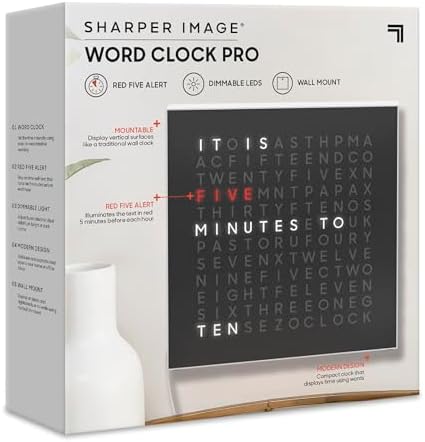 Sharper Image® LED Word Clock Pro - Image 6