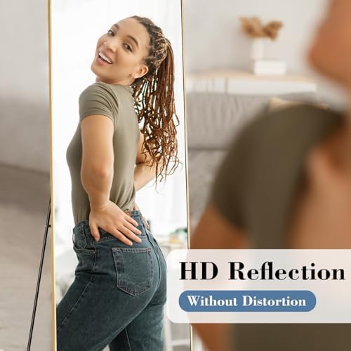 DUMOS 60"x16" Full Length Floor Mirror, Full Body Mirror - Image 4