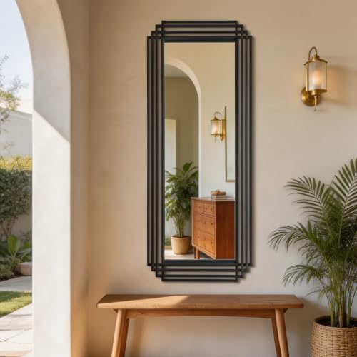 55"x22" Rectangle Decorative Wall Mirror by DAOYIJIAJUAestheticMirror