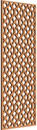 15 3/8"W x 39 3/8"H x 3/8"T Resort Decorative Fretwork Wood Wall Panels by EkenaMillwork