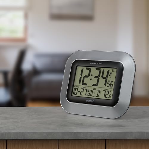 La Crosse Technology WT-8005U-S Atomic Digital Wall Clock - Image 6