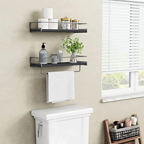 Bathroom Floating Shelves over Toilet - Image 4