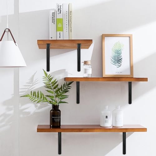 12 Pack L12 x H 8" Black Heavy Duty Shelf Brackets - Image 6