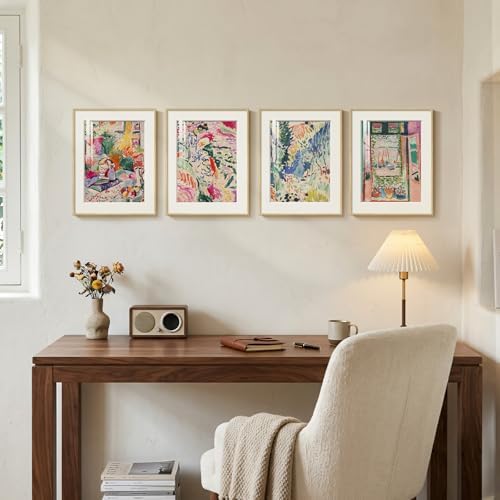 Framed Matisse Colorful Canvas Wall Art - Image 3