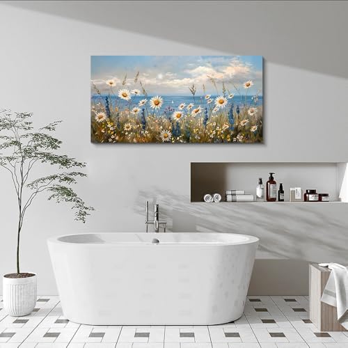 Wapluam Blue Ocean Canvas Wall Art - Image 3