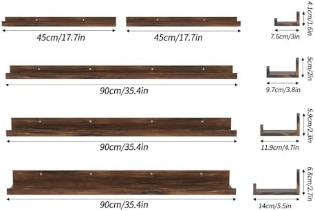 Giftgarden 36 Inch Large Floating Shelves - Image 3