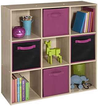 ClosetMaid Cubeicals 9 Cube Storage Shelf Organizer Bookshelf, Square Shape - Image 6
