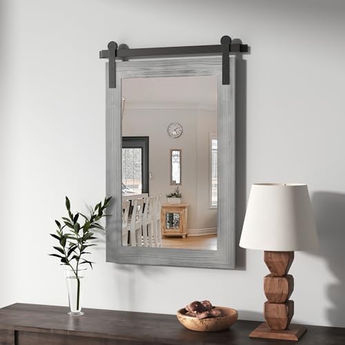 COGOOD Farmhouse Barn Door Mirror by COGOOD