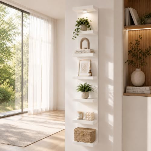 7 Tier Floating Wall Shelf - Image 4