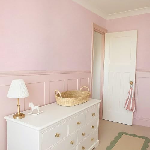 15.75"x393.7" Grasscloth Peel and Stick Wallpaper Pink - Image 4