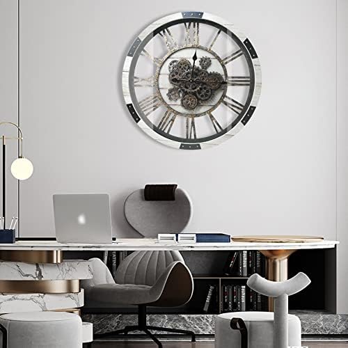 27" Large Real Moving Gears Wall Clock - Image 6