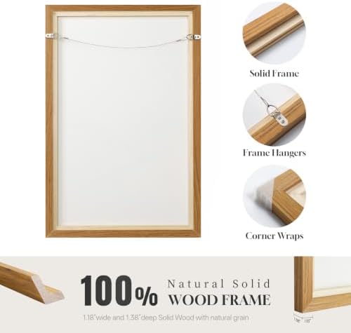 Large Framed Sage Green Abstract Wall Art - Image 6