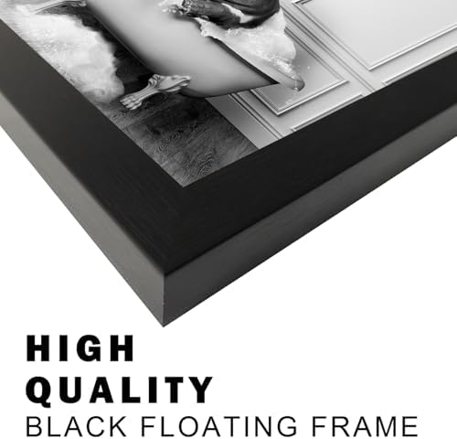 Funny Hippo in Bathtub Framed Wall Art - Image 5