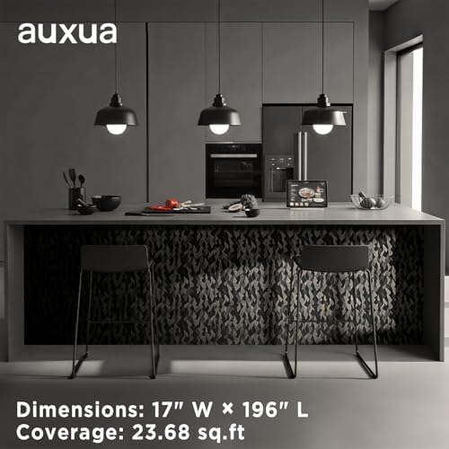 Black Peel and Stick Wallpaper, Removable Self Adhesive Wall Paper - Image 3