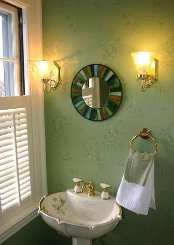Erfoni Green Floral Embossed Wallpaper Pure Green Peel and Stick Wallpaper - Image 6