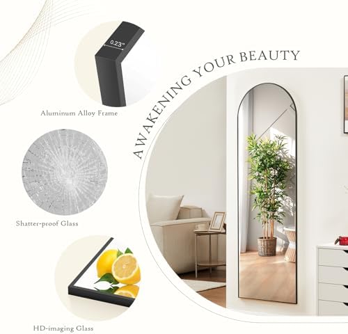 Arched Full Length Floor Mirror - Image 3