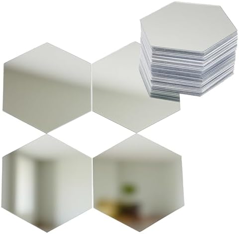 Acrylic Mirror Wall Stickers, 3 Inch by LCLICTOP