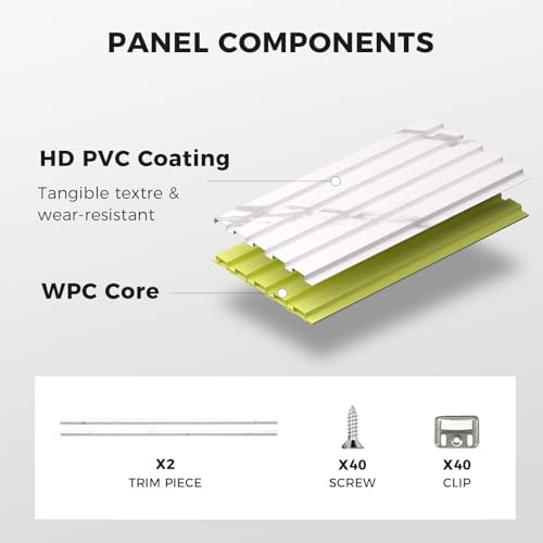 OUZUGIE WPC Acoustic Slat Wall Paneling - Image 4