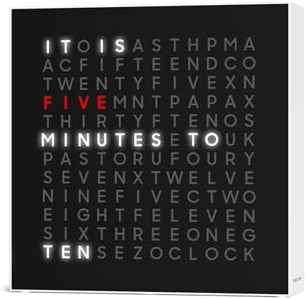 Sharper Image® LED Word Clock Pro by SHARPERIMAGE