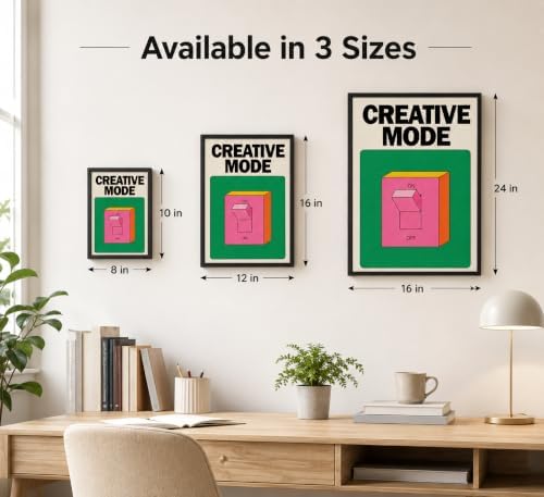 Framed Creative Canvas Wall Art, Funny Office Picture Wall Decor - Image 6