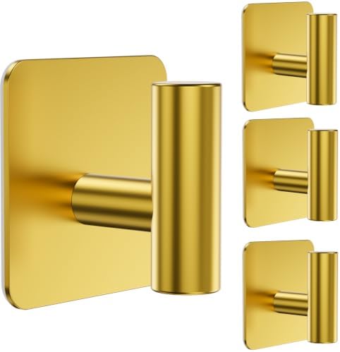 Aikzik 4 Pack Large Heavy Duty Wall Hooks - 26lb Max by Aikzik