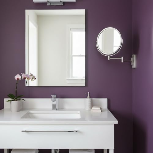 JERDON Wall-Mounted Makeup Mirror - Image 5