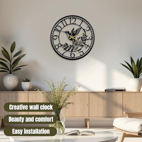 Big Wall Clock - Wall Clocks for Living Room Decor, Quiet and No Ticking - Image 5