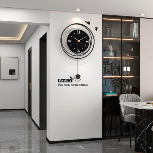 Big Modern Decorative Pendulum Wall Clock - Image 3