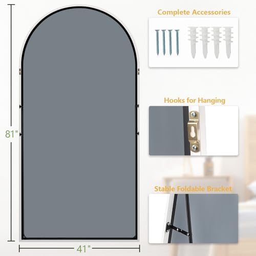 MELOMOIR Arched Full Length Mirror, Large Full Body Mirror - Image 5