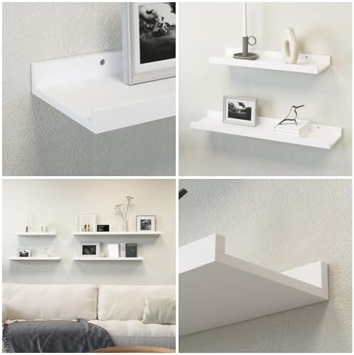 Boswillon Floating Shelves Set of 2, Long Wall Shelf - Image 5