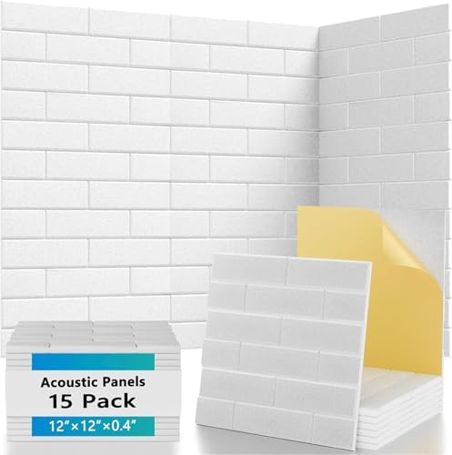 15 Pack Brick Acoustic Panels by CluluticAcousticPanels