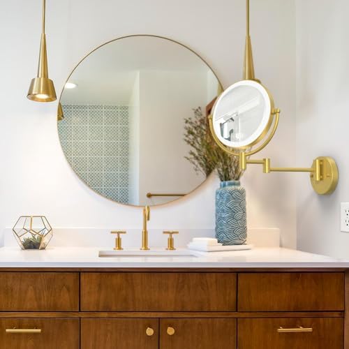 10X Magnifying Makeup Mirror Wall Mounted - Image 2