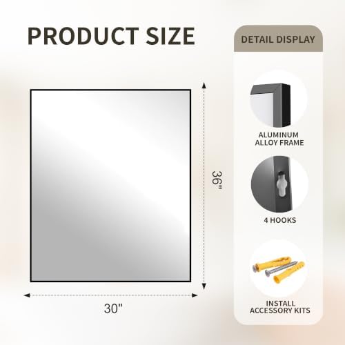 FICTOR Bathroom Vanity Mirror for Over Sink - Image 2